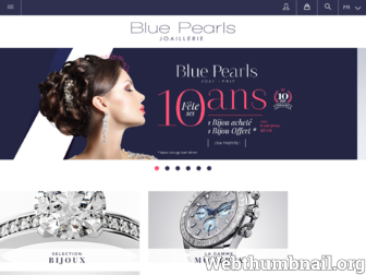 bluepearls.fr website preview