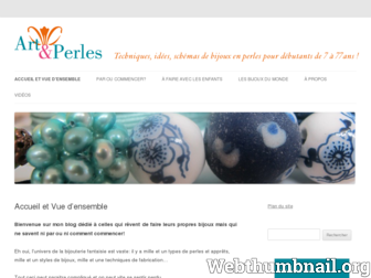 art-et-perles.com website preview
