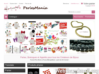 perlesmania.com website preview