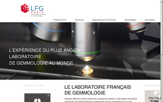 laboratoire-francais-gemmologie.fr website preview