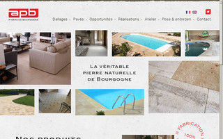 bourgogne-pierre.fr website preview