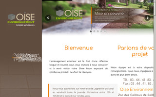oise-environnement.fr website preview
