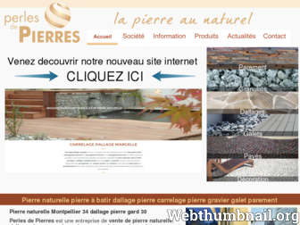 perles-de-pierres.fr website preview