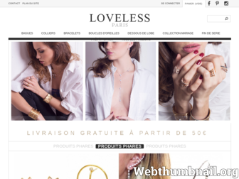 lovelessparis.fr website preview