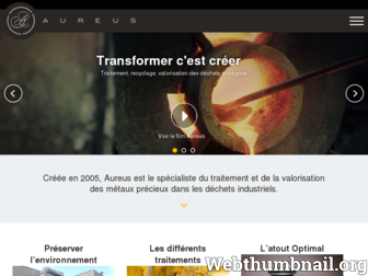 aureus-france.fr website preview