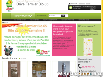 drivefermier-bio65.fr website preview