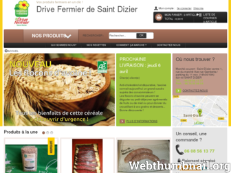 drivefermiersaintdizier.fr website preview