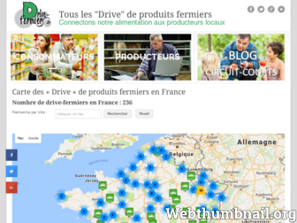 drive-fermiers.fr website preview