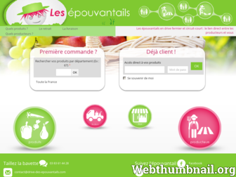 epouvantails.fr website preview