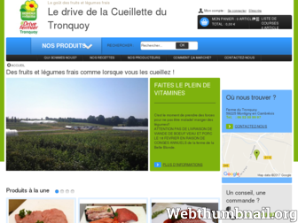 drive-cueillettedutronquoy.fr website preview