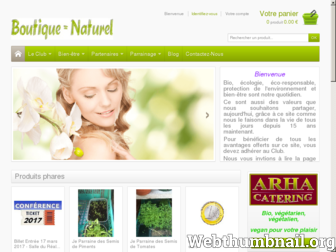 boutique-naturel.com website preview