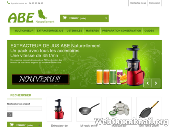 abe-boutique.fr website preview