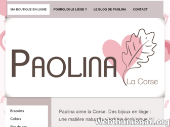 paolinabijoux.fr website preview