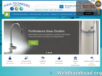 aqua-techniques.fr website preview