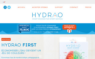 hydrao.fr website preview