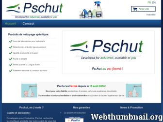 pschut.be website preview