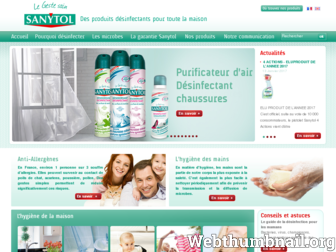 sanytol.fr website preview