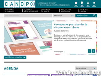reseau-canope.fr website preview
