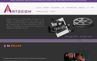 art2com.fr website preview