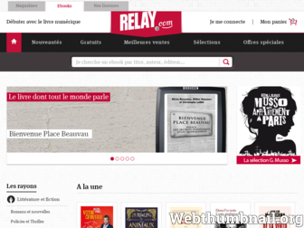 livre.relay.com website preview