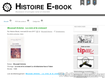 histoireebook.com website preview