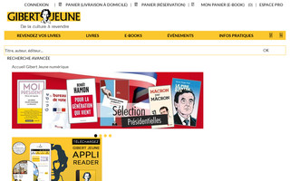 livresnumeriques.gibertjeune.fr website preview