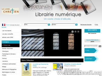 lelivrechretien.numilog.com website preview