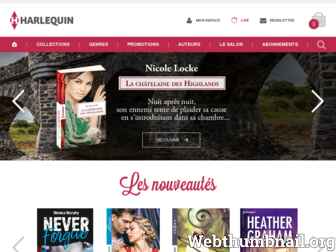 numerique.harlequin.fr website preview