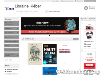 numerique.librairie-kleber.com website preview