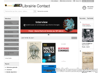 numerique.librairiecontact.fr website preview