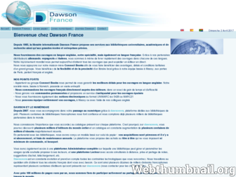 dawson.fr website preview