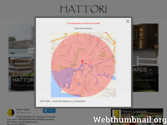 hattori-sushi.fr website preview
