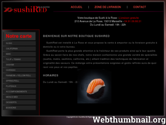 sushired.fr website preview