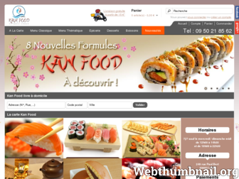 kanfood.fr website preview