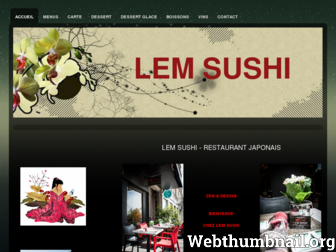 lemsushi.fr website preview