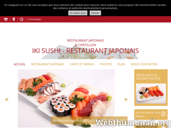 ikisushi.fr website preview
