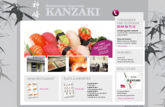 restaurant-kanzaki.fr website preview