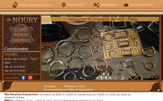 noury-cuirs.fr website preview