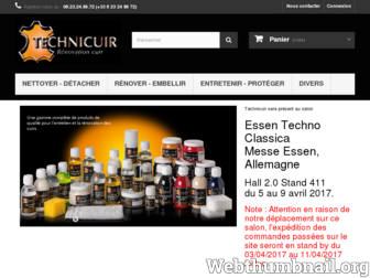 technicuir.com website preview