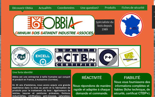 obbia.fr website preview