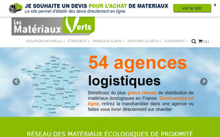 les-materiaux-verts.com website preview