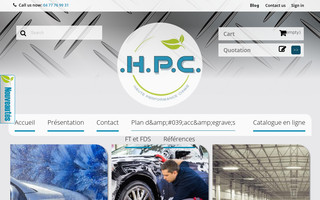 hp-chimie.fr website preview