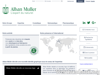albanmuller.com website preview