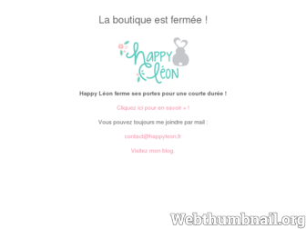 happyleon.fr website preview