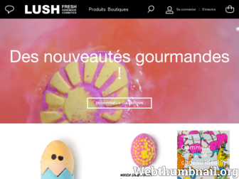 fr.lush.com website preview