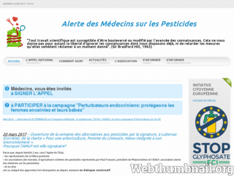alerte-medecins-pesticides.fr website preview
