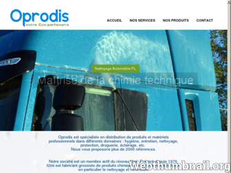oprodis.fr website preview
