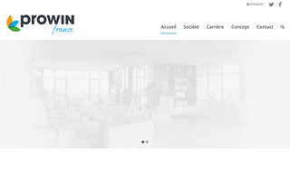 prowin.fr website preview