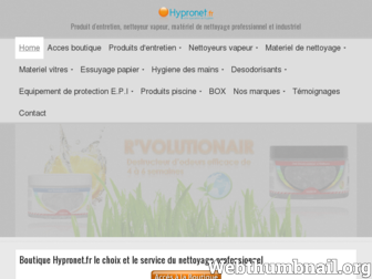 hypronet.fr website preview
