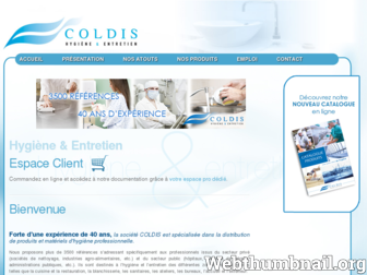 coldis.fr website preview